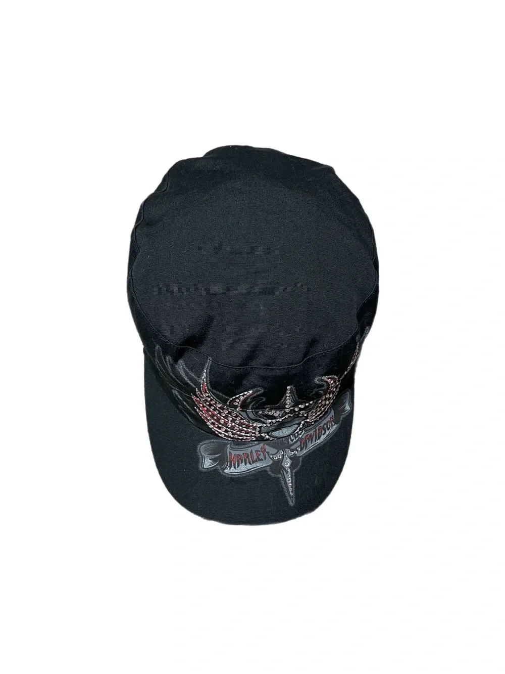 Early 2000s Harley Davidson Rhinestone Jeweled Hat